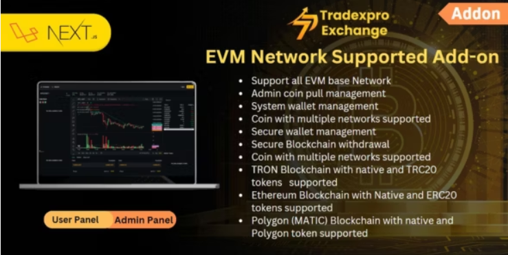 Tradexpro-EVM Network Supported Addon 1.7