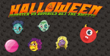 Halloween Monster Vs Zombies Get The Sweets