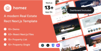 Homez - Real Estate NextJS Template 1.6