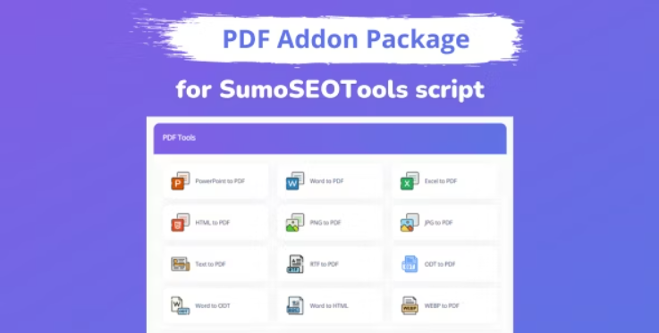 PDF Addon Package for SumoSEOTools 1.0.1
