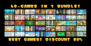 40 HTML5 GAMES IN 1 SUPER BUNDLE!!! (Construct 3 | Construct 2 | Capx) 2 November 2021