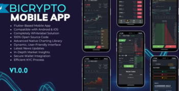 Bicrypto Mobile – Fully Native Flutter Mobile App for Bicrypto 5.0.0