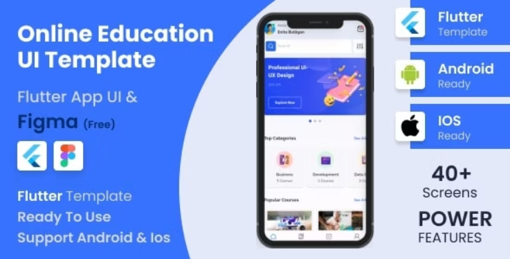 Eduman - Flutter Android & iOS Education Template