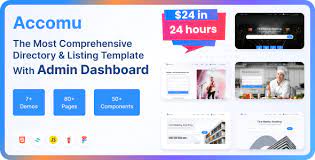 Accomu - Tailwind Directory & Listings Template