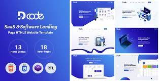 DCode - SaaS & Software Responsive Landing Page Template