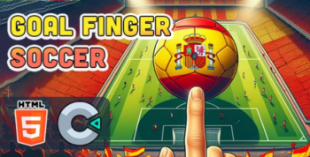 Goal Finger Soccer - HTML5 Game - C3P