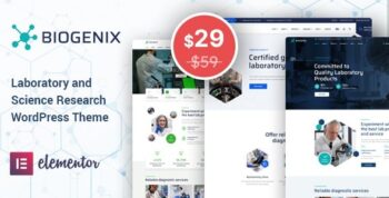 Biogenix – Science Research & Laboratory WP Theme 1.2