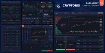 Cryptorio - Cryptocurrency Trading Dashboard HTML Template