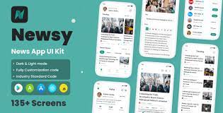 Newsy - News App React Native CLI Ui Kit