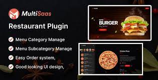 Restaurant Plugin - Multisaas Multi-Tenancy Multipurpose Website Builder (Saas)