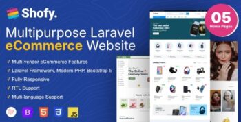Shofy – eCommerce & Multivendor Marketplace Laravel Platform 1.3.9
