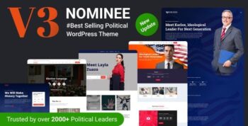 Nominee – Political WordPress Theme for Candidate/Political Leader 3.8