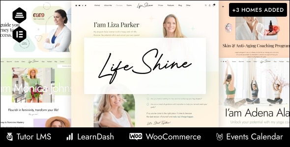 LifeShine – Coaching Online Education WordPress Theme 1.0.6