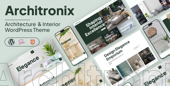 Architronix - Creative Interior Exterior Architecture Design Portfolio WordPress Theme 1.2