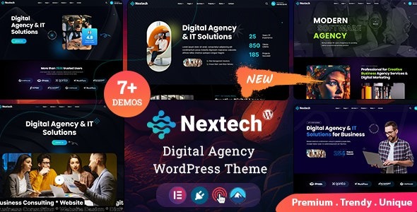 Nextech – Creative Agency & Portfolio WordPress Theme 3.0