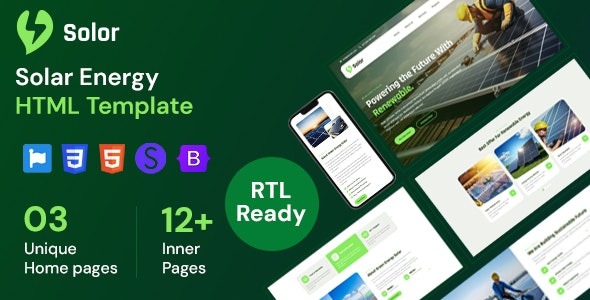 Solor - Solar Energy WordPress Theme 2.0.3