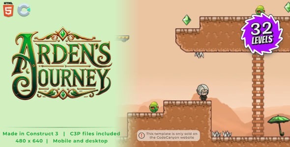 Arden’s Journey - HTML5 Platform game 1.2.1