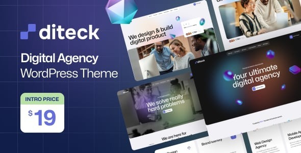 Diteck - Digital Agency WordPress Theme 1.2.0
