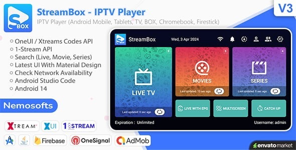 StreamBox – IPTV Player for Android 11.2