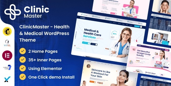 ClinicMaster – Health & Medical WordPress Theme 2.1