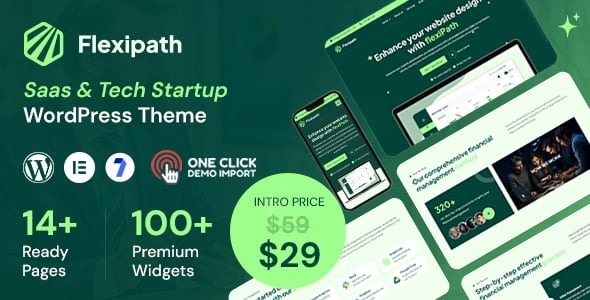 Flexipath - Startup & SaaS WordPress Theme