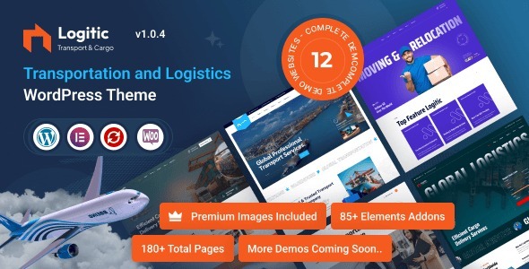 Logitic – Transportation & Logistics WordPress Theme 1.0.4