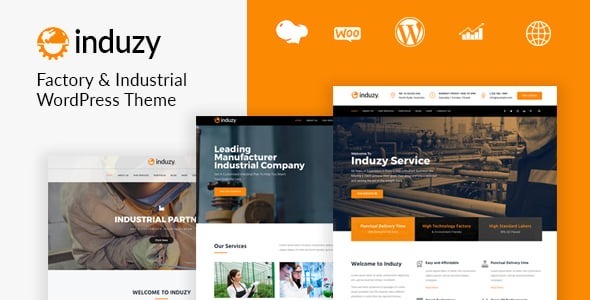 Induzy – Factory & Industrial WordPress Theme 1.2.0
