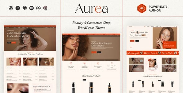 Aurea - Beauty & Cosmetics WordPress Theme 1.0.2