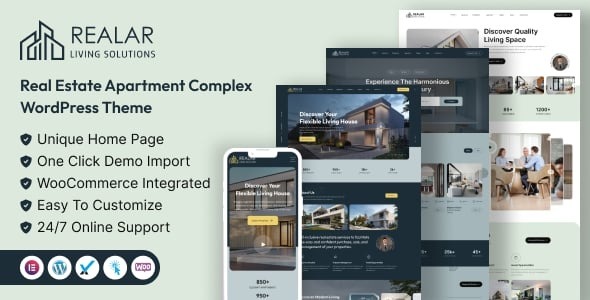 Realar – Real Estate WordPress Theme 2.1