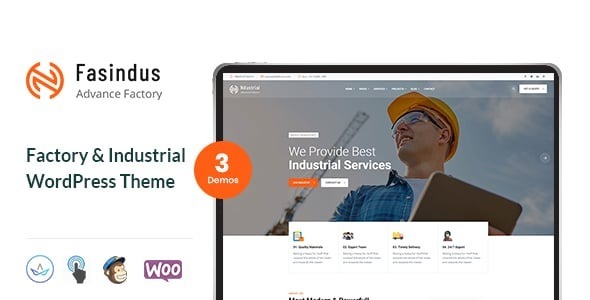 Industry & Factory WordPress Theme 5.1.0