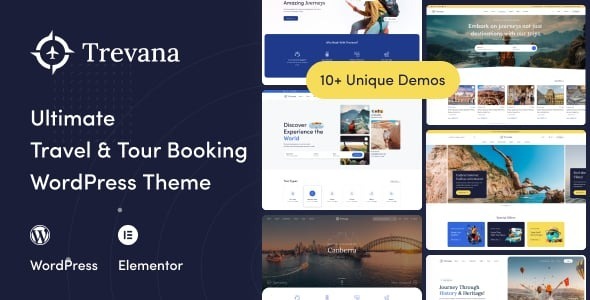 Trevana – Travel & Tour Booking WordPress Theme 1.0.1