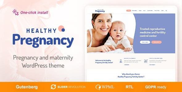 Healthy Pregnancy – Health & Medical WordPress Theme 1.2.7