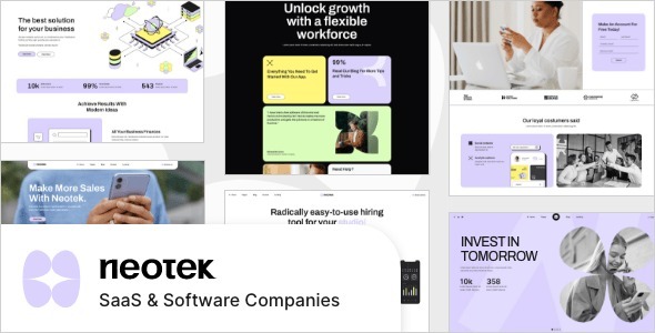 NeoTek – SaaS and Software Company WordPress Theme