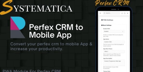 Perfex CRM Mobile Progressive web App