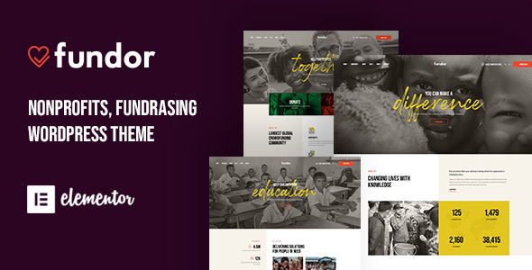 Fundor - Charity Nonprofit WordPress Theme 1.0.10