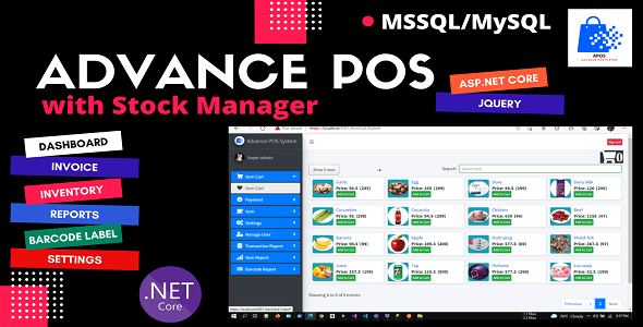 Advance Point of Sale System (POS) | Web 1.0.4