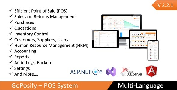 GoPosify POS – Best ERP, Inventory Management, HRM, Accounting 4.1.1