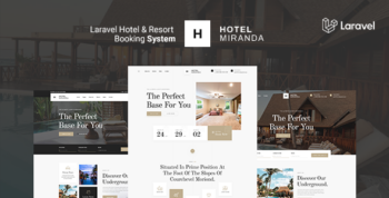 Miranda – Laravel Hotel & Resort Multilingual Booking System 1.44.2