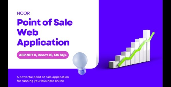 Noor – Point of Sale: Advanced POS with Inventory & Order Tracking – ASP.NET Core 8 & React JS