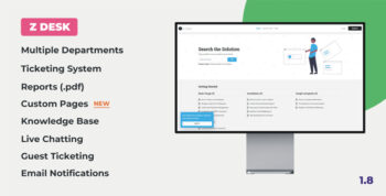 Z Desk – Support Tickets System with Knowledge Base and FAQs 2.6