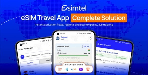 eSIM Marketplace – Create Your Global eSIM Store with Android & iOS Apps and Sell Worldwide