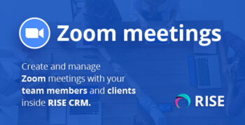 Zoom Integration for RISE CRM 1.3