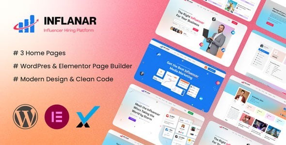 Inflanar – Influencer Marketplace WordPress Theme 1.2.8