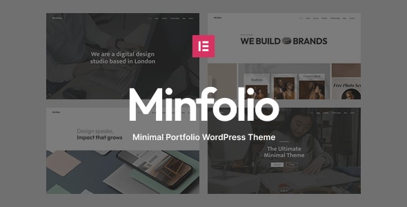 Minfolio – Minimal Agency Portfolio and Personal Portfolio WordPress Theme 2.1.1