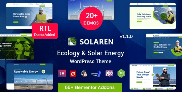 Solaren – Ecology & Solar Energy WordPress Theme 1.1