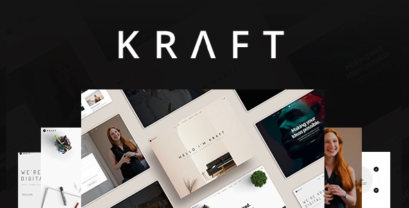 Kraft – Minimalist Agency & Portfolio WordPress Theme