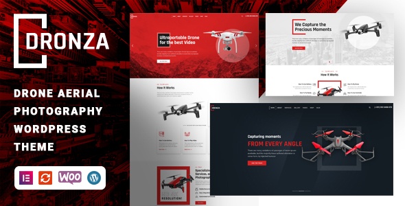 Dronza – Drone Aerial Photography WordPress Theme 2.2