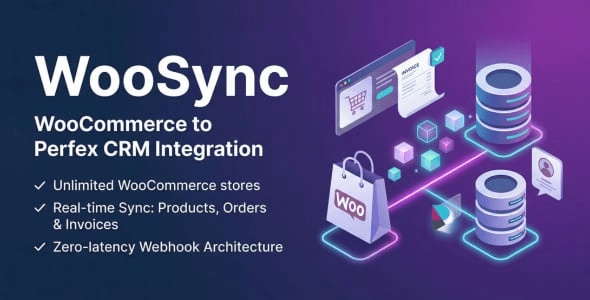 WooSync — WooCommerce Orders, Customers & Invoices Sync for Perfex CRM 1.2