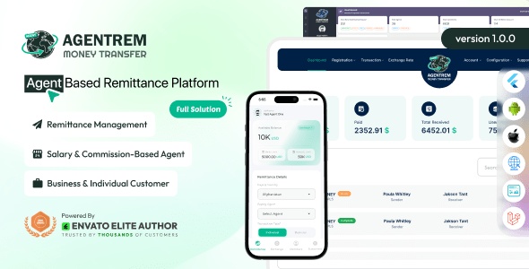 AgentRem – Agent Based Remittance & Money Transfer Platform