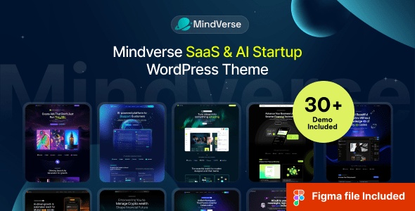 Mindverse – SaaS & AI Startup WordPress Theme
